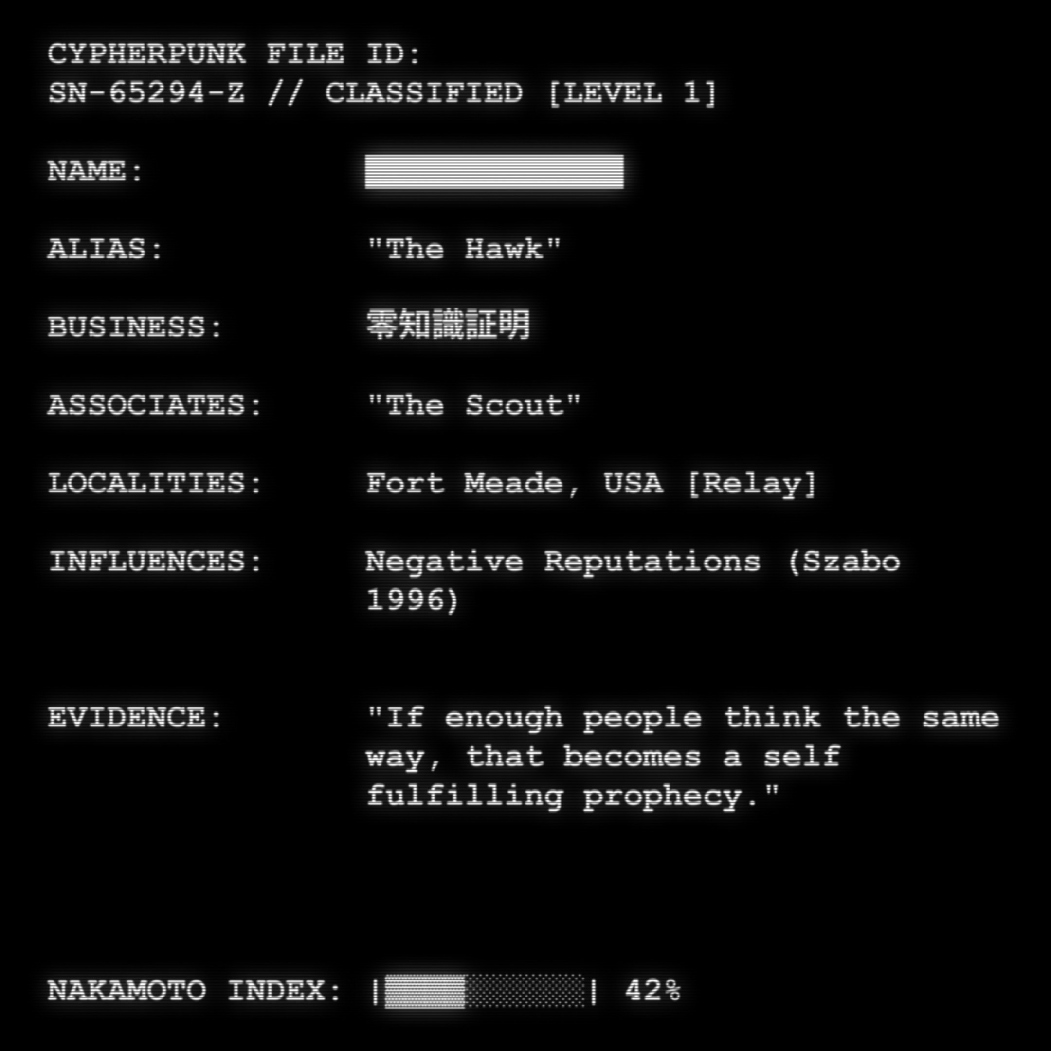 CYPHERPUNK FILES #134