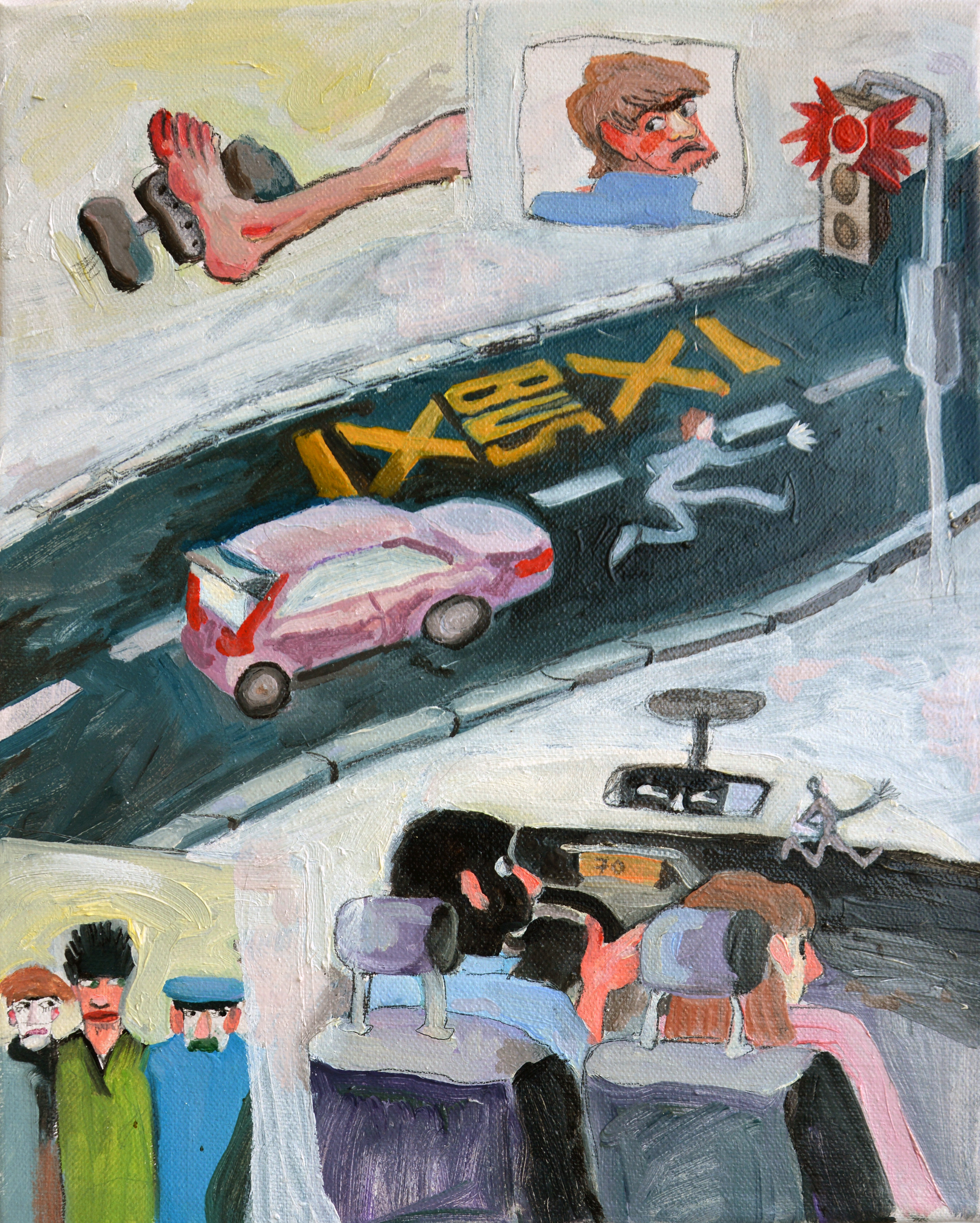 To run over an ex-boyfriend