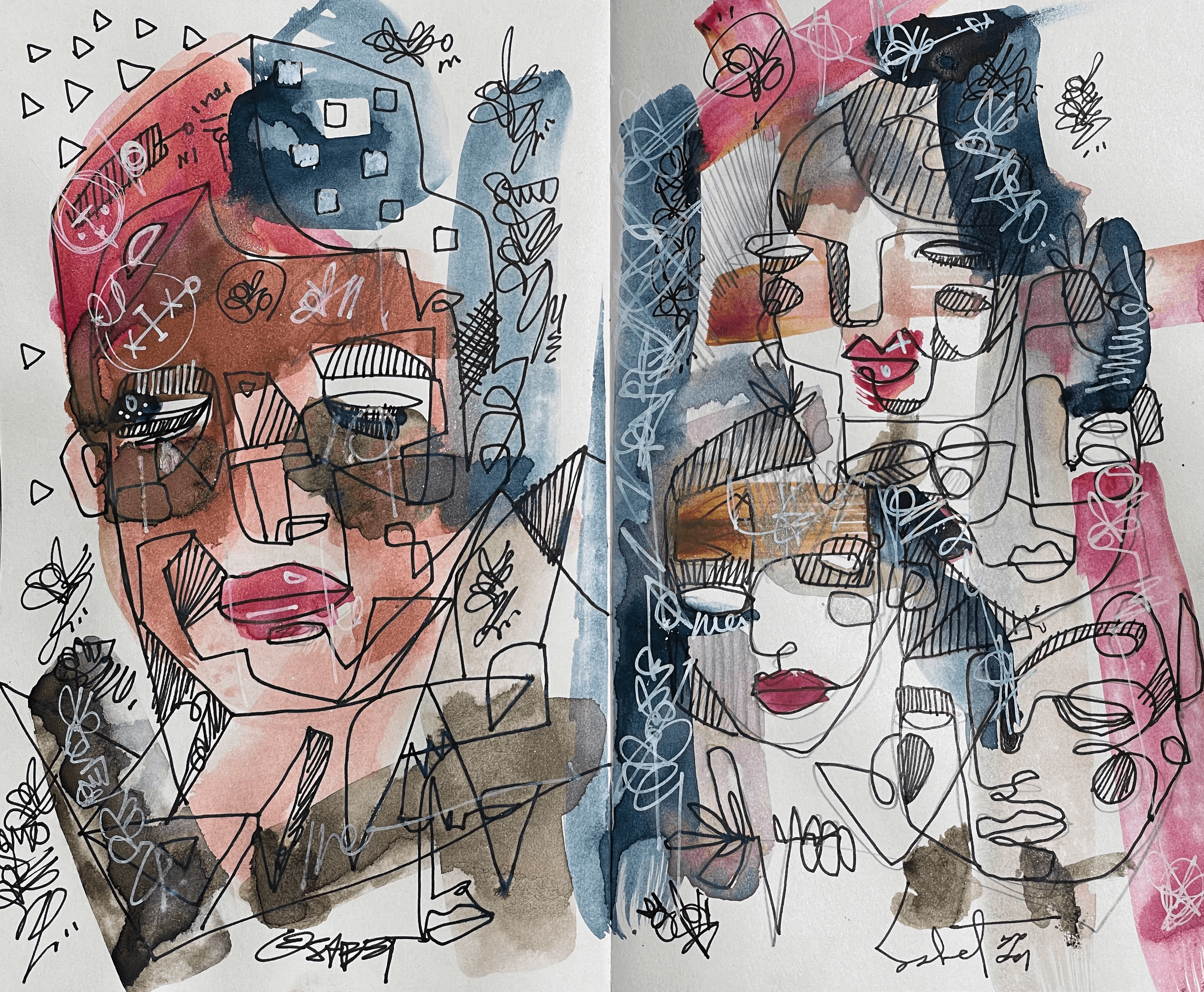 TRUE COLORS 2021 SABET / SKETCHBOOK 1 /PAGE #1 