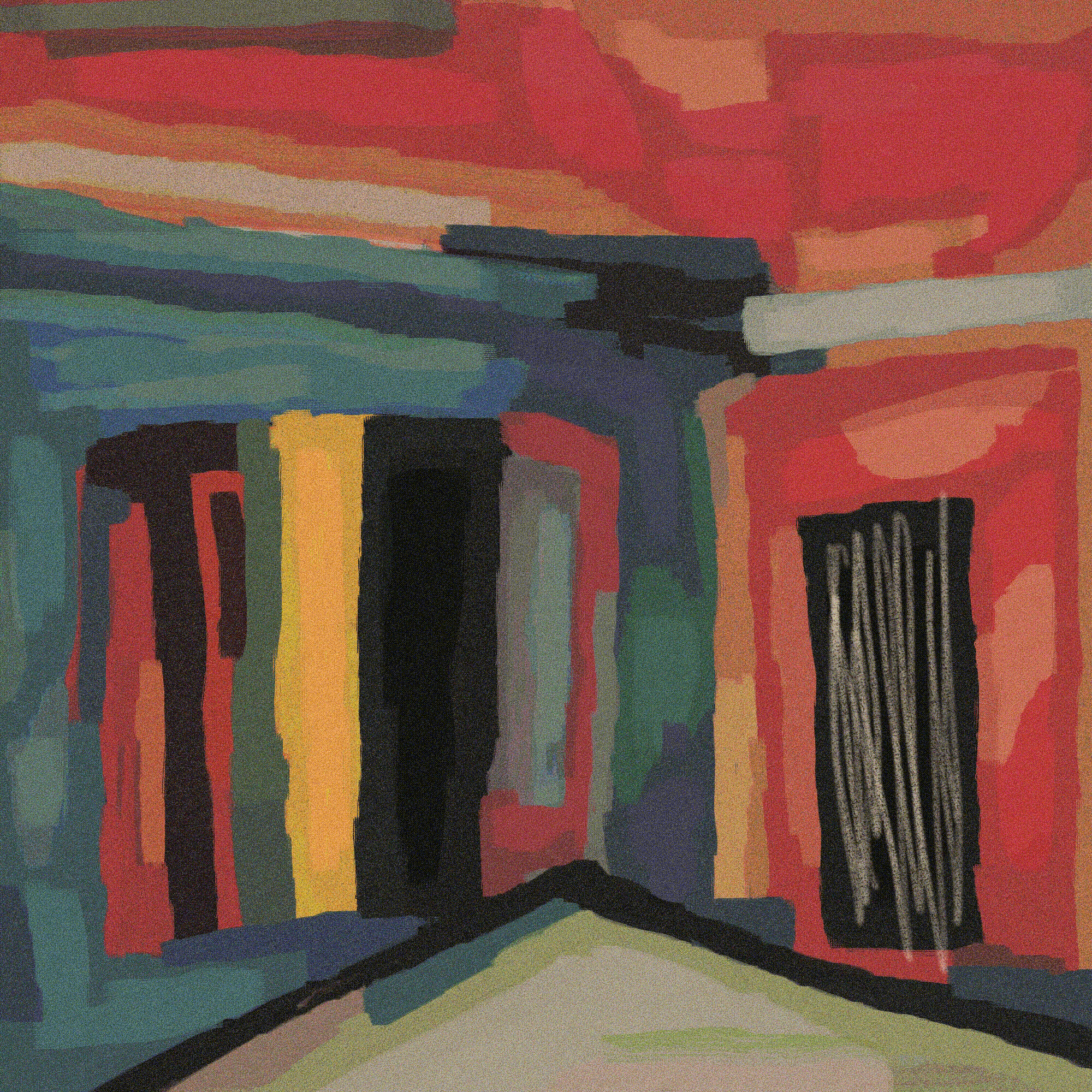 scenes from an art studio