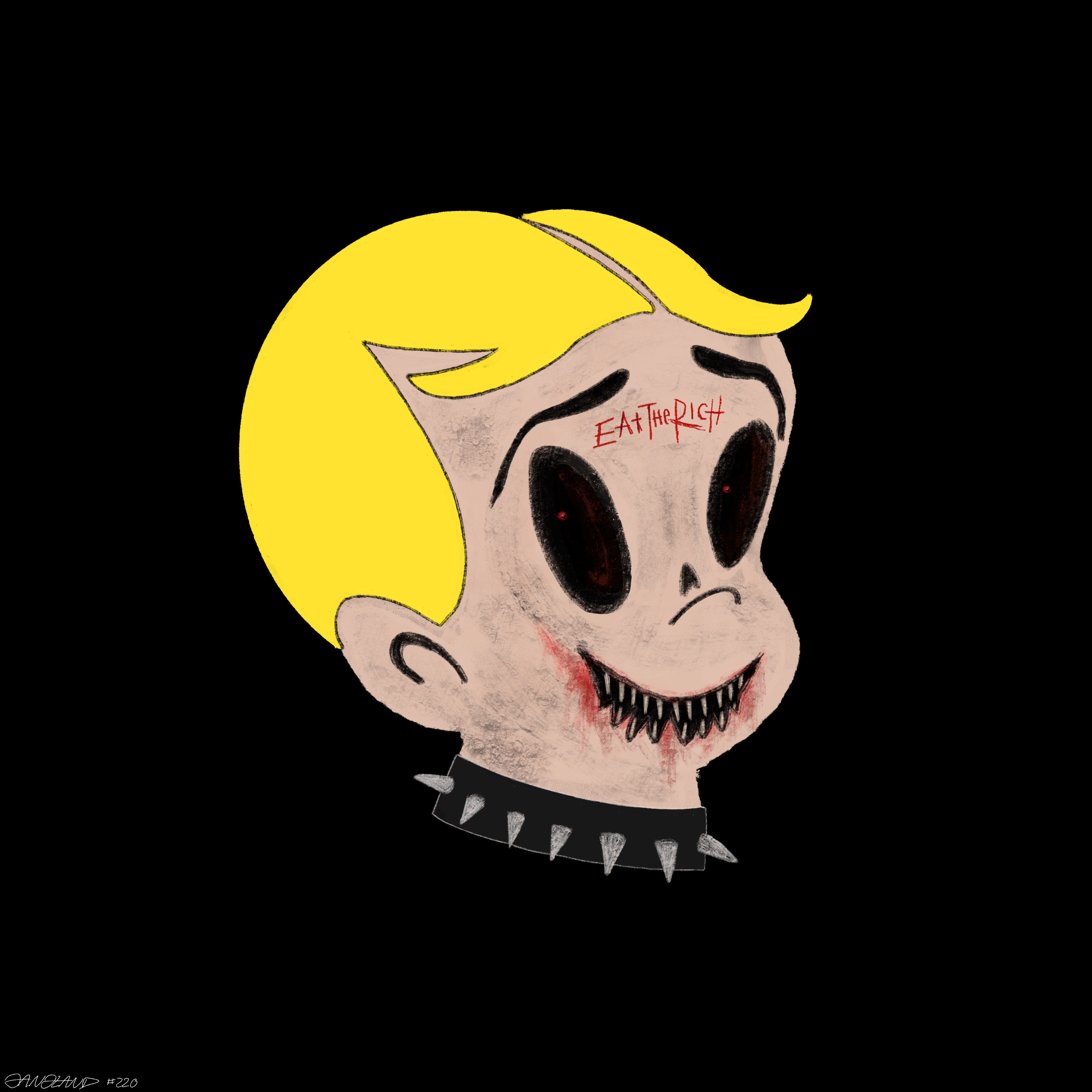 Gangland Skull #220 - by Eddie Gangland