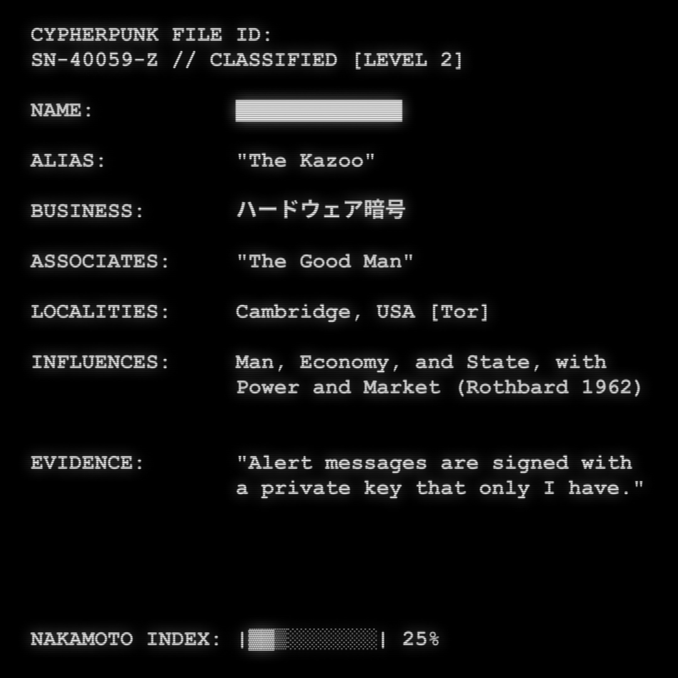 CYPHERPUNK FILES #7933