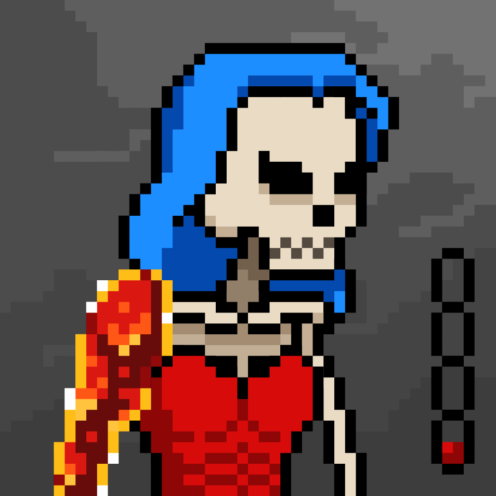 Ordinal Ladies Skull #6283