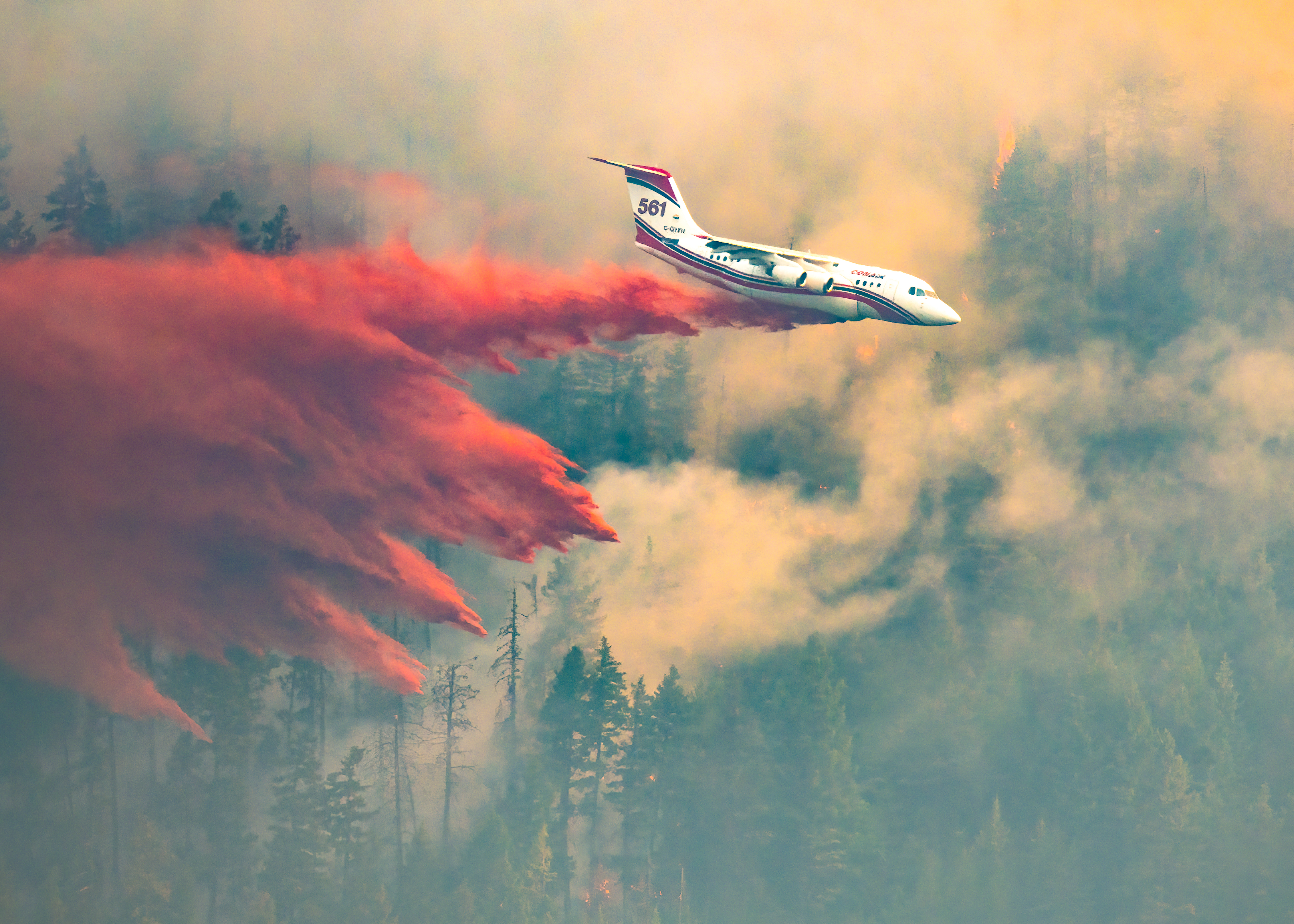 Avro RJ85 Retardant Drop 1/1