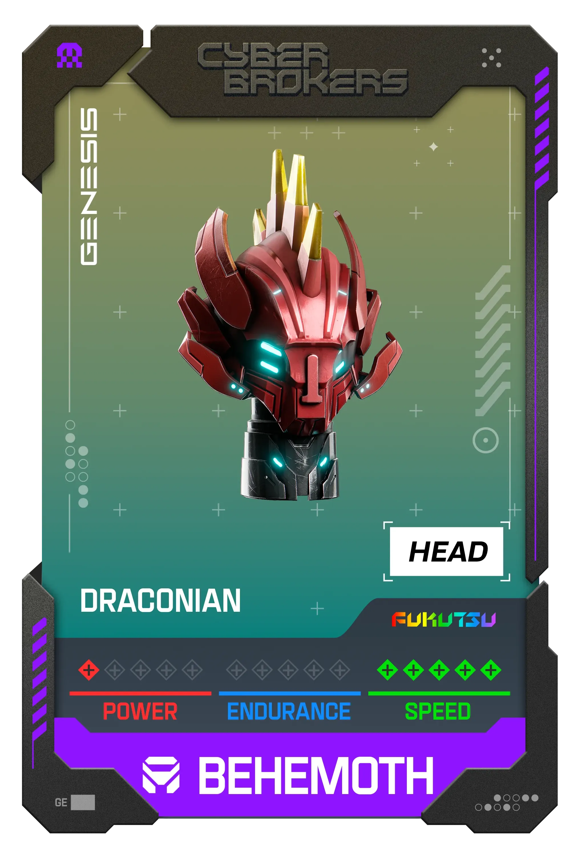 Draconian Behemoth Head 