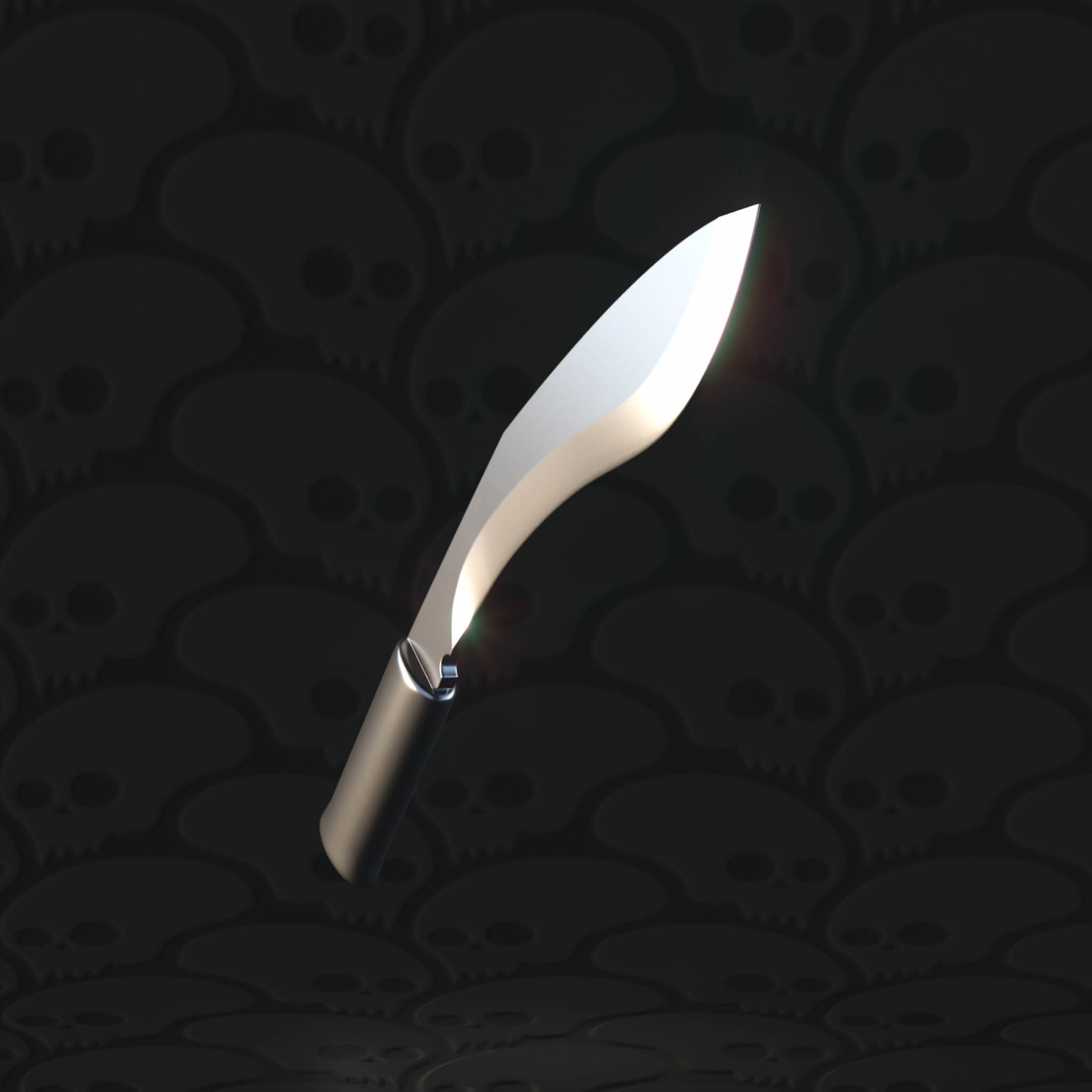 SQUADTS Silver Kukri