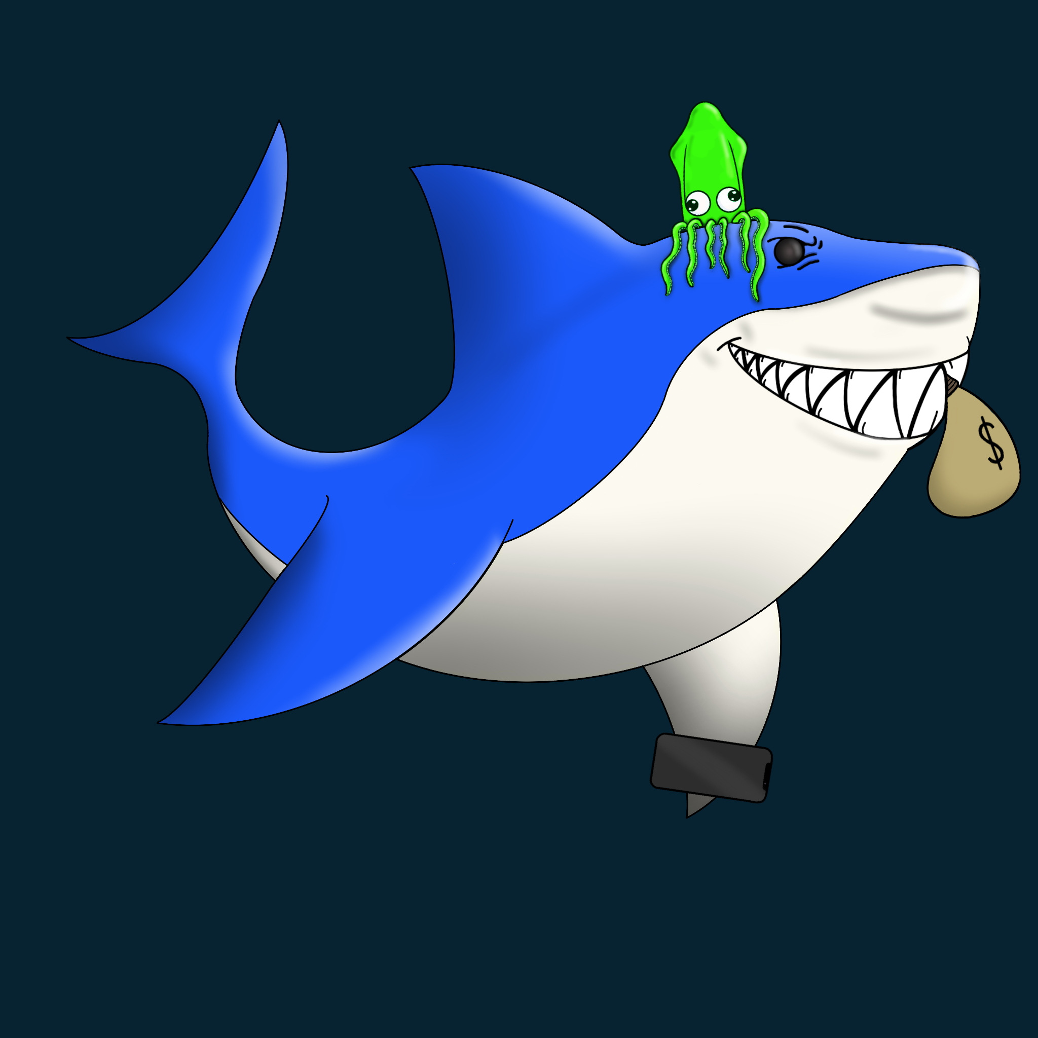 Wavy Shark #1849