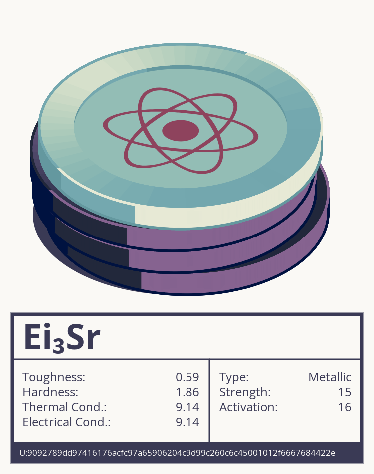 Ei₃Sr molecule