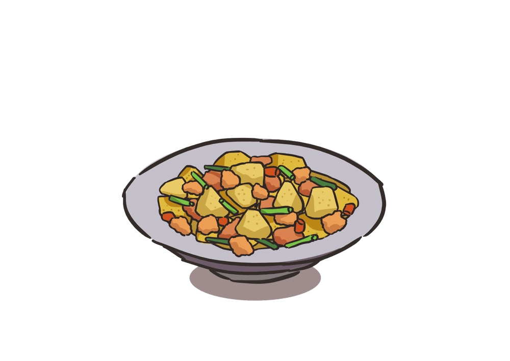 Stir-Fried Pork with Potatoes #46