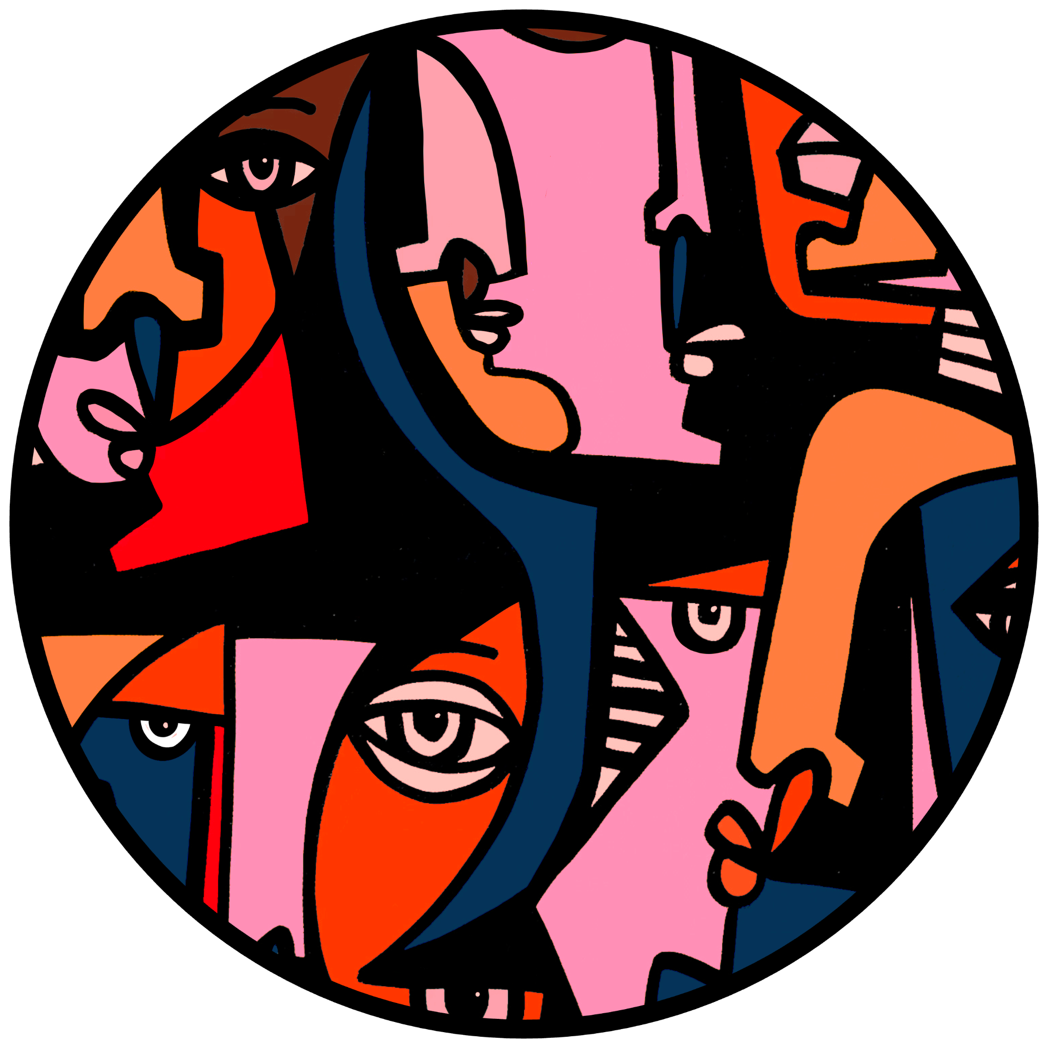 Cubist Circle 28