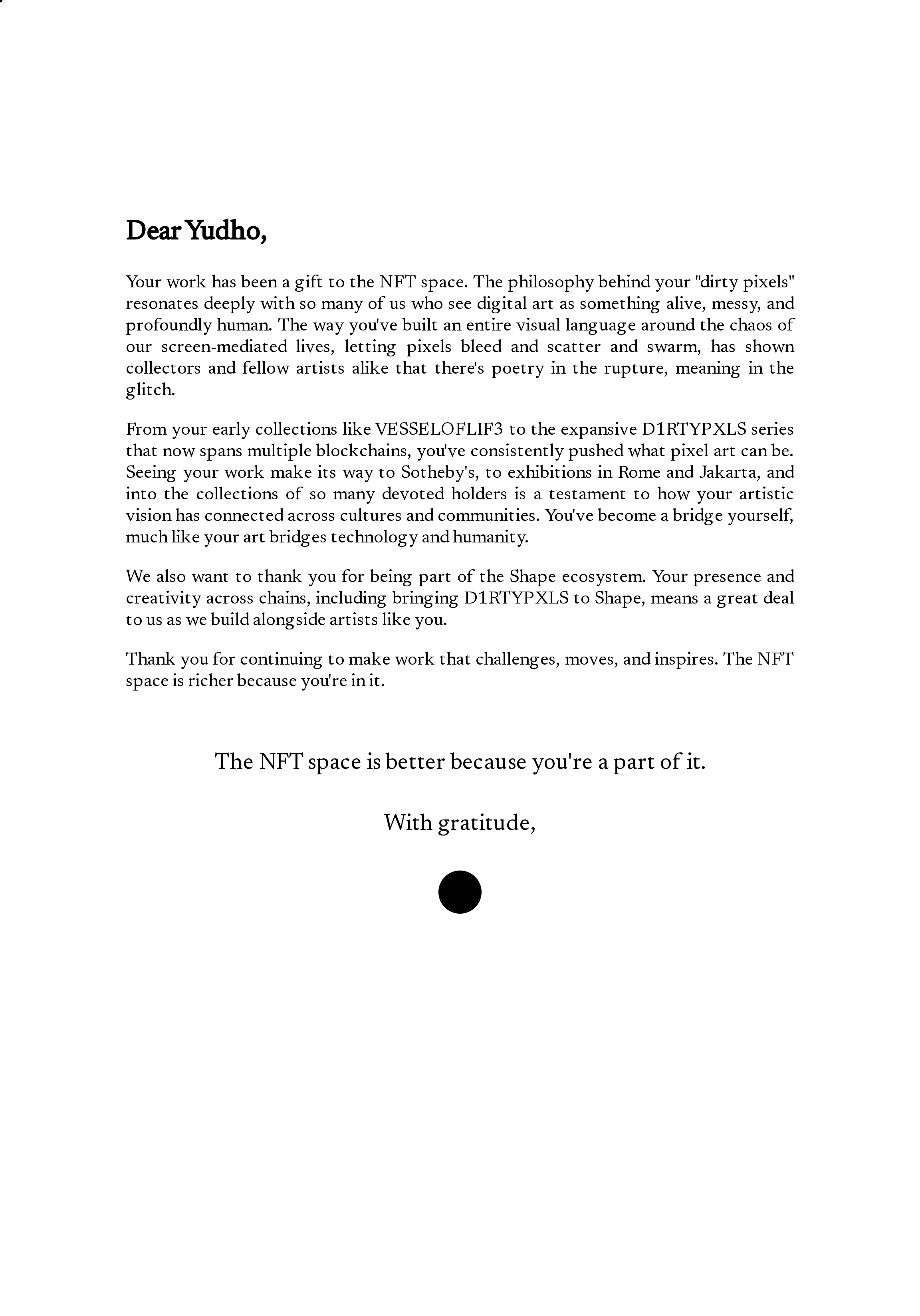 Dear Yudho