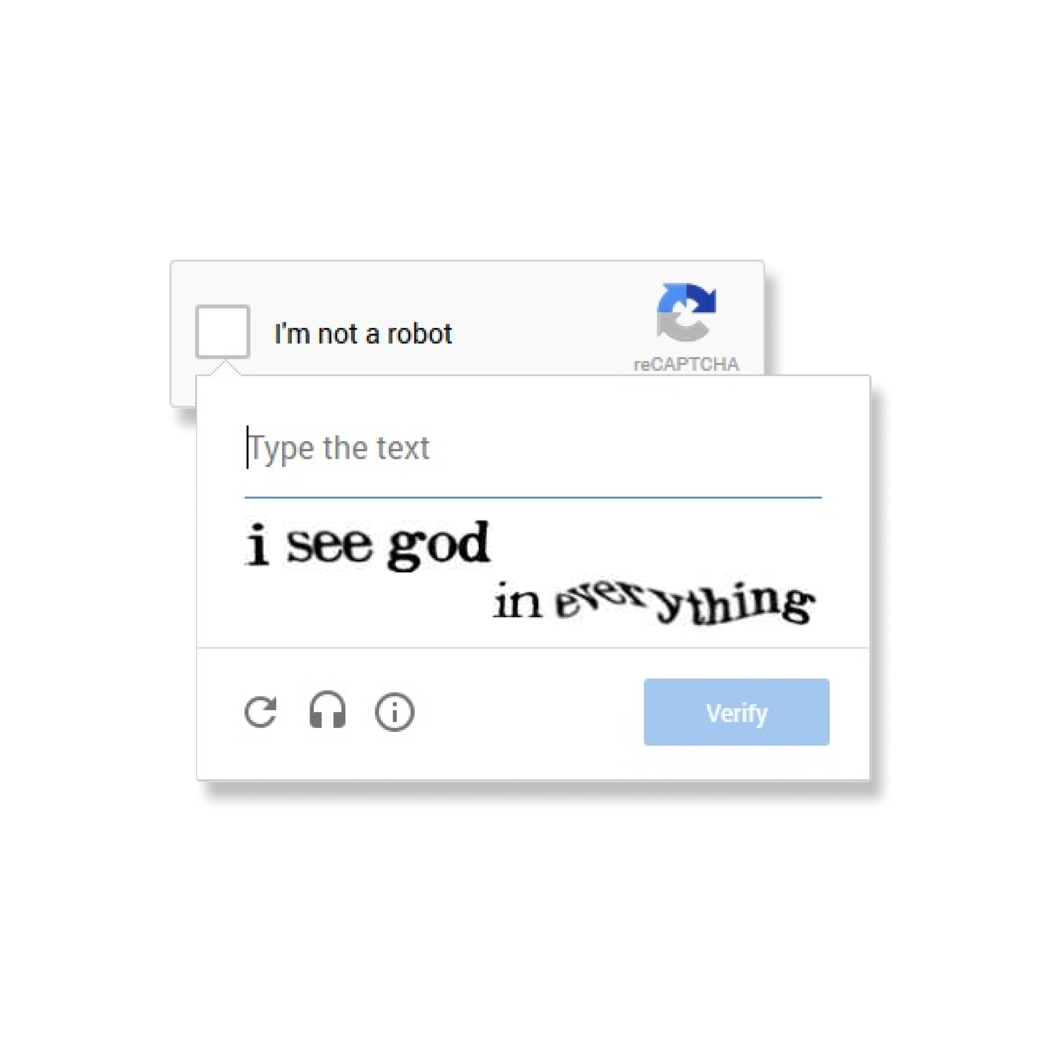 I see god in everything