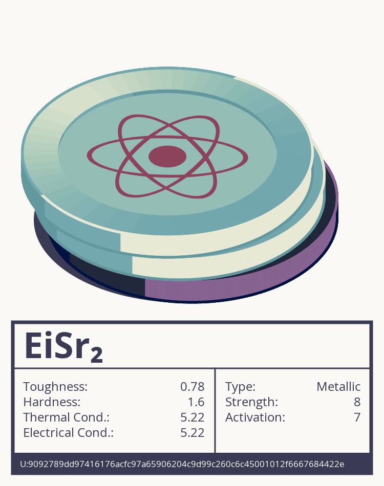 EiSr₂ molecule