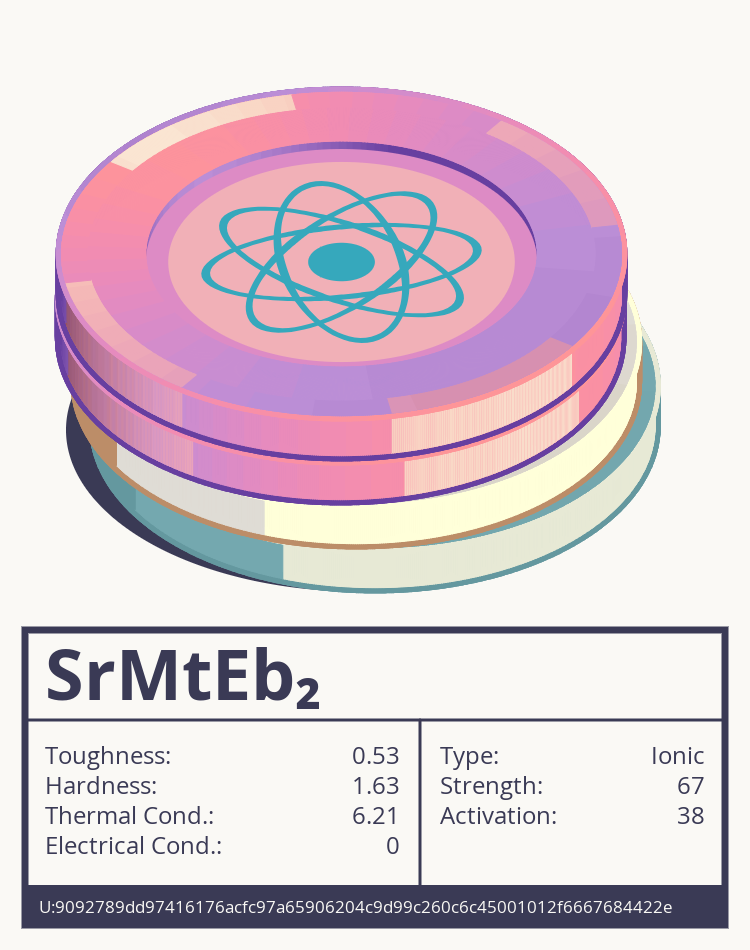 SrMtEb₂ molecule