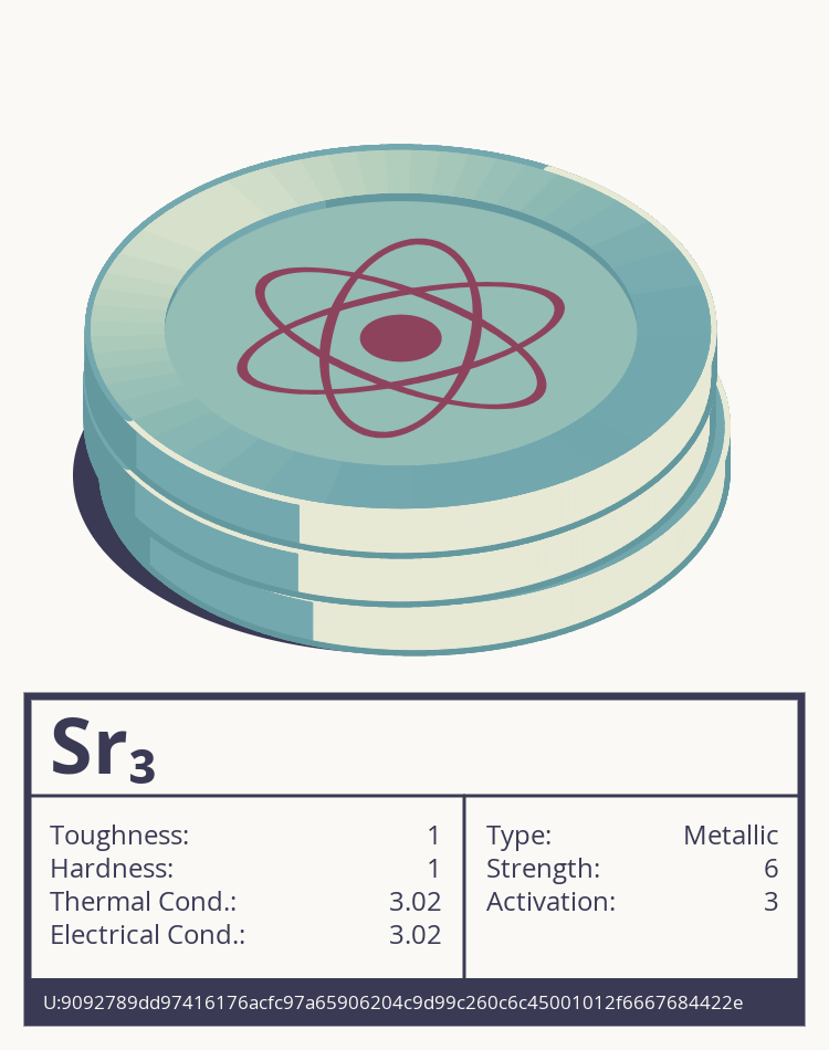 Sr₃ molecule