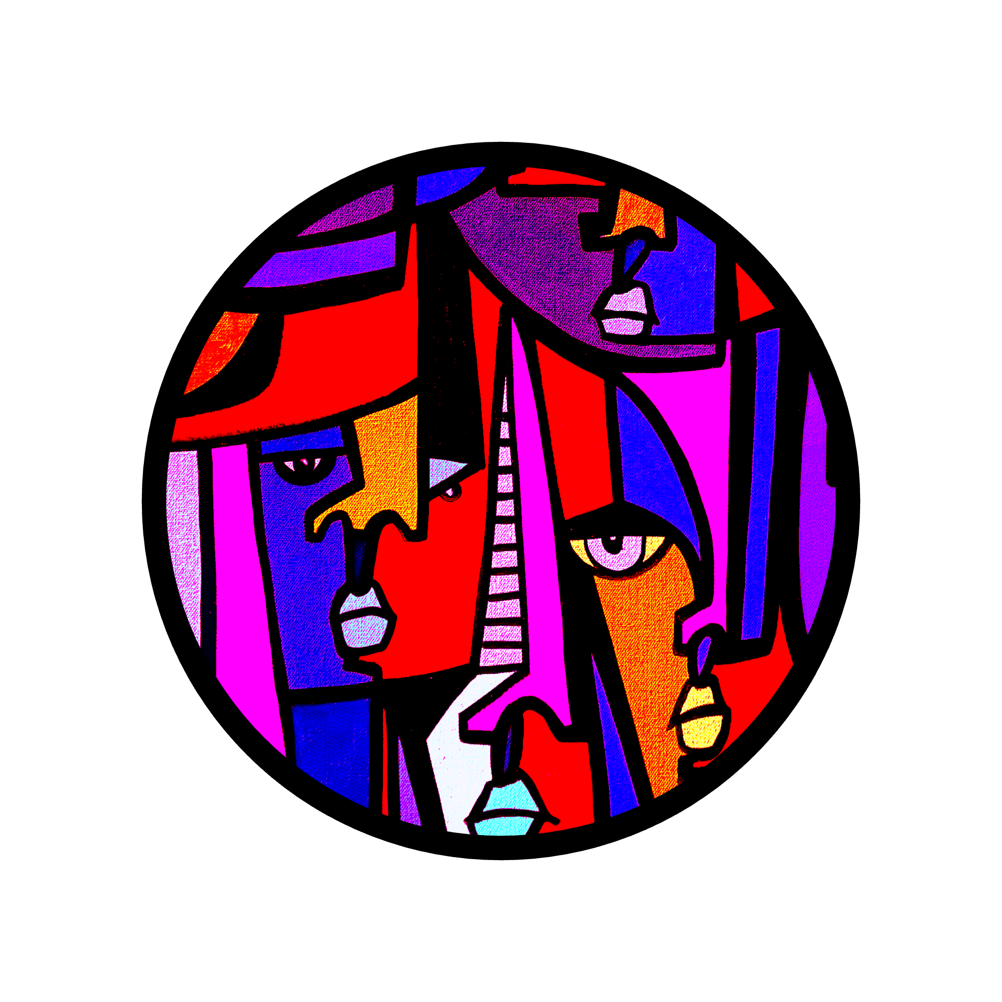 Cubist Circle 34