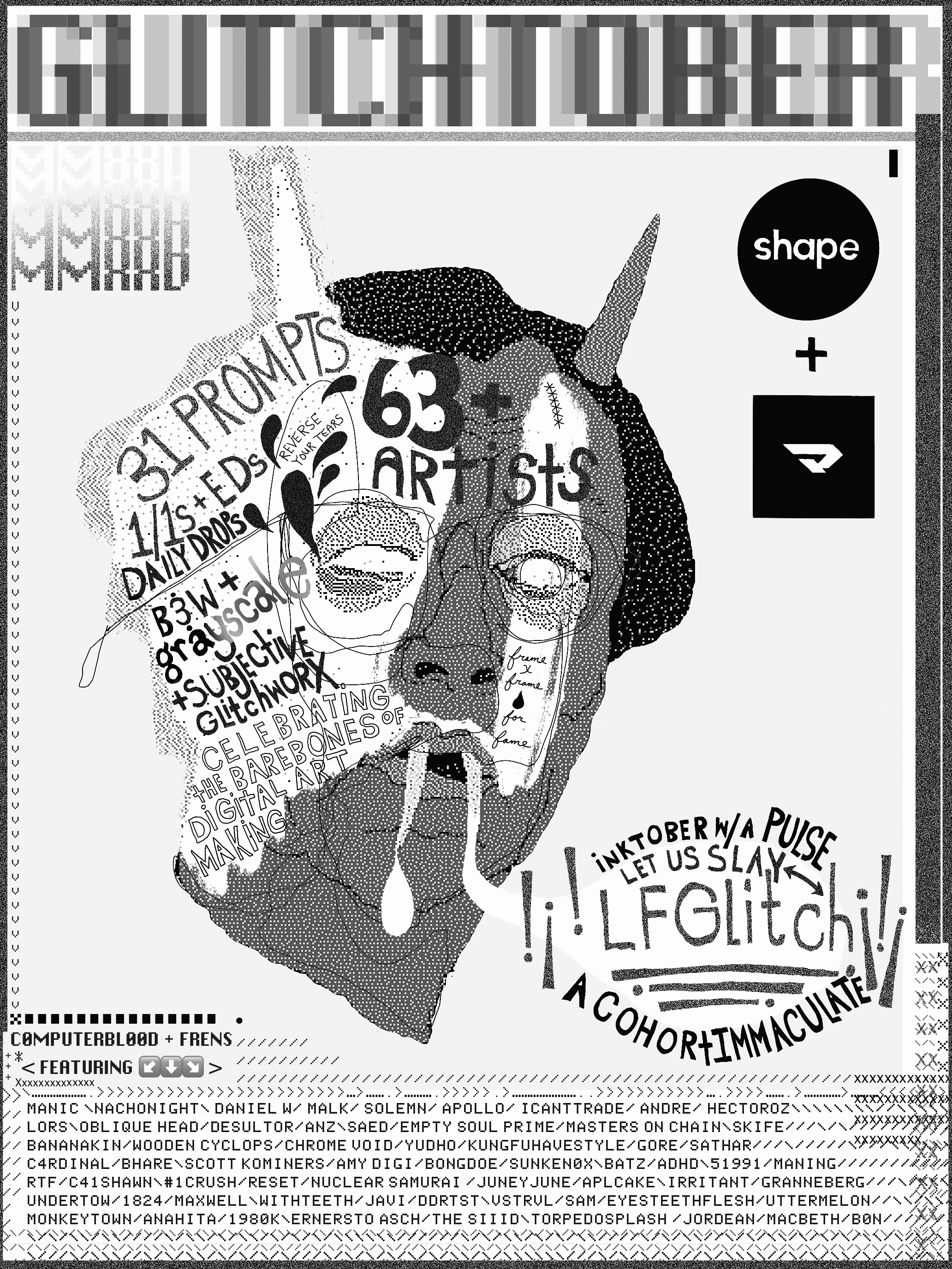 GLITCHTOBER season II poster