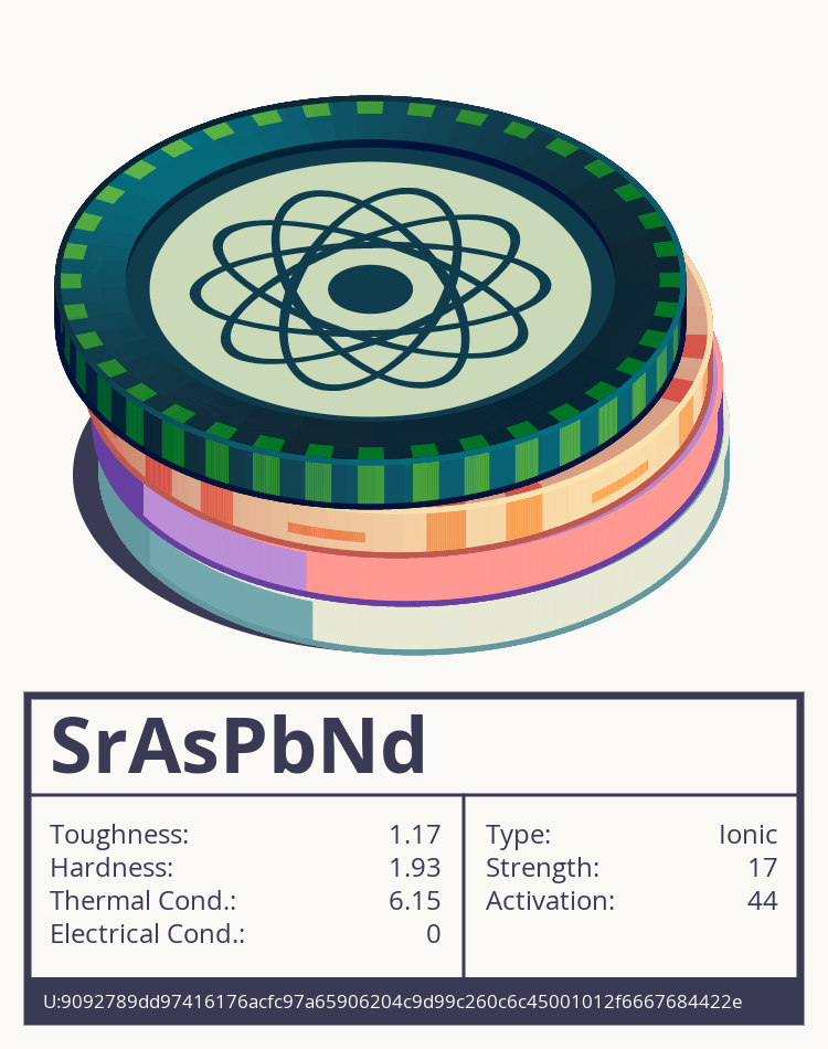 SrAsPbNd molecule