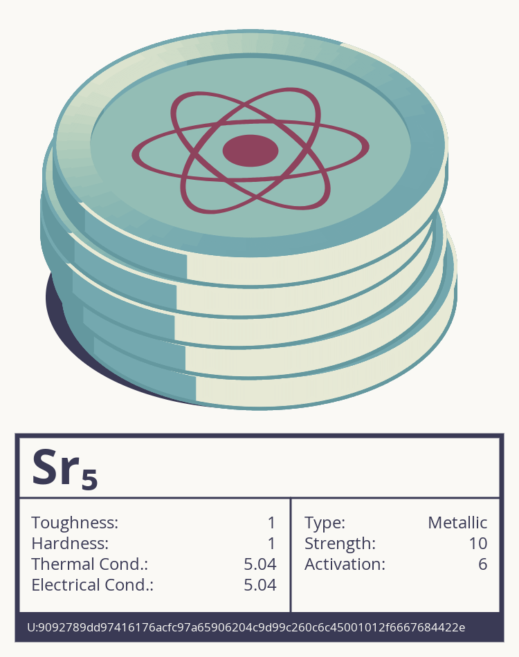 Sr₅ molecule