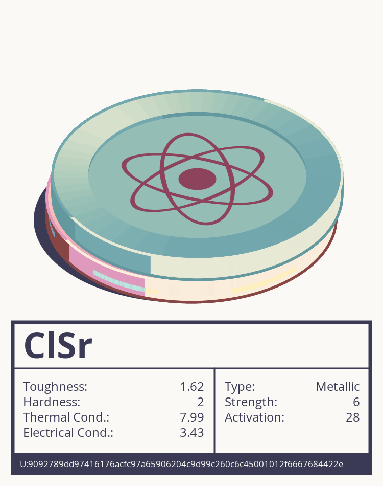 ClSr molecule