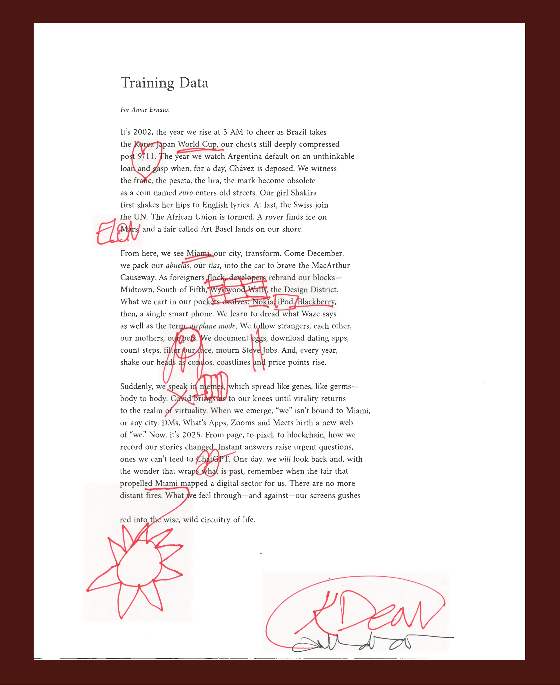 KDean’s Training Data