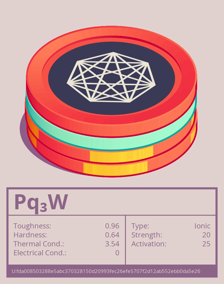 Pq₃W molecule