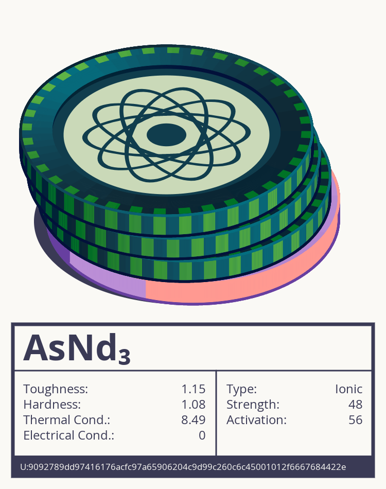 AsNd₃ molecule