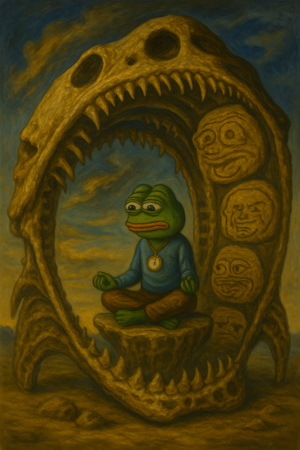 Pepe in the Belly of the Meme Whale