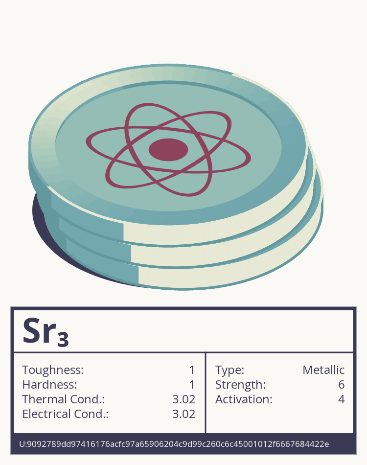 Sr₃ molecule