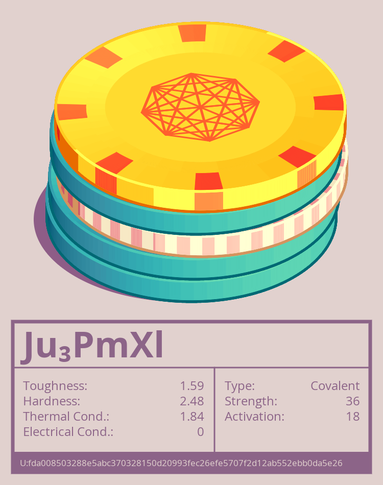 Ju₃PmXl molecule