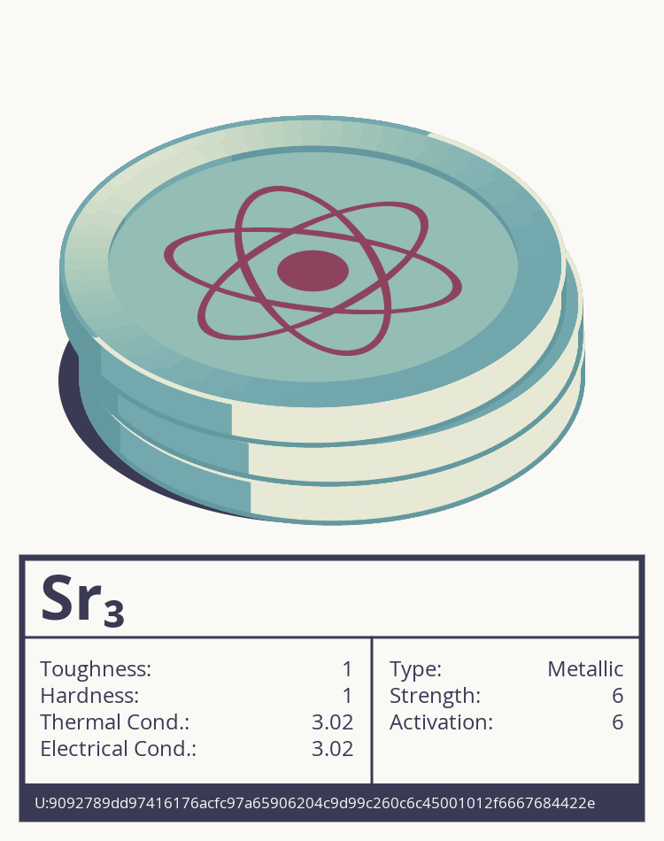 Sr₃ molecule