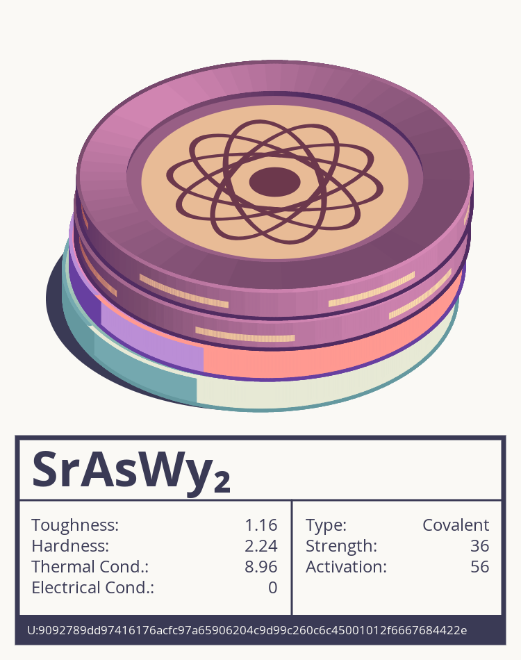 SrAsWy₂ molecule