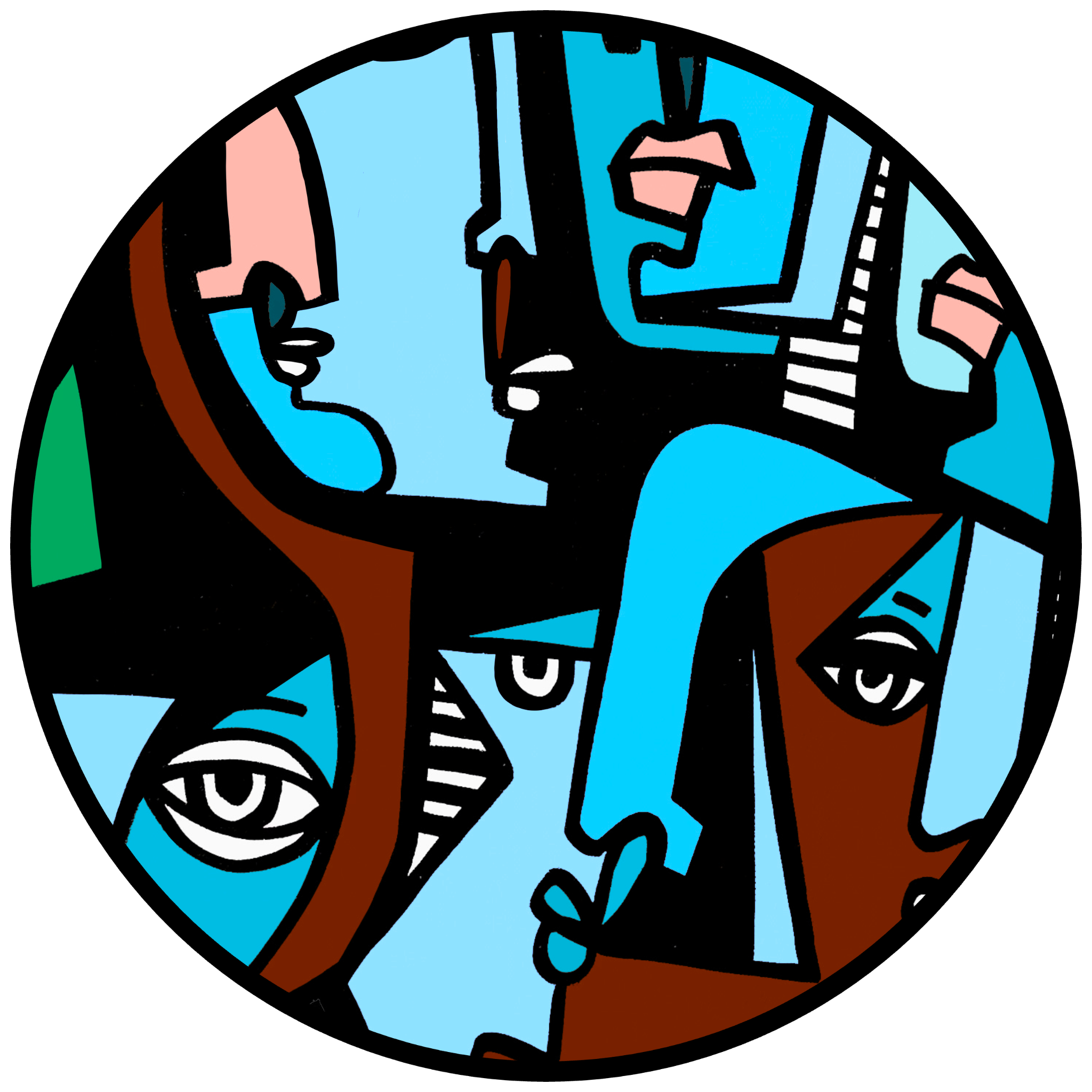 Cubist Circle 99