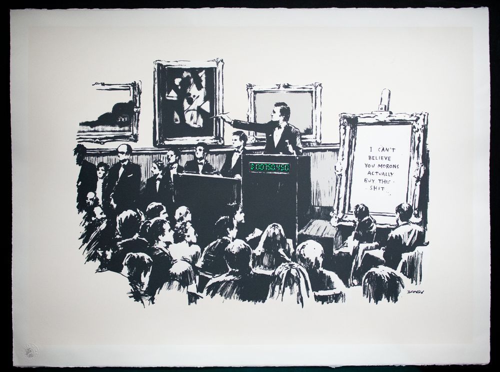 Original Banksy Morons
