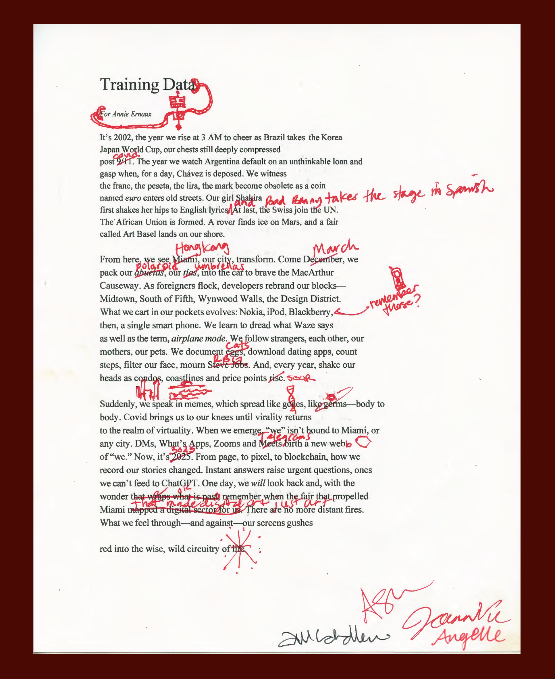 Ashley Zelinskie x Jeannie Vu x Angelle Siyang-Le’s Training Data