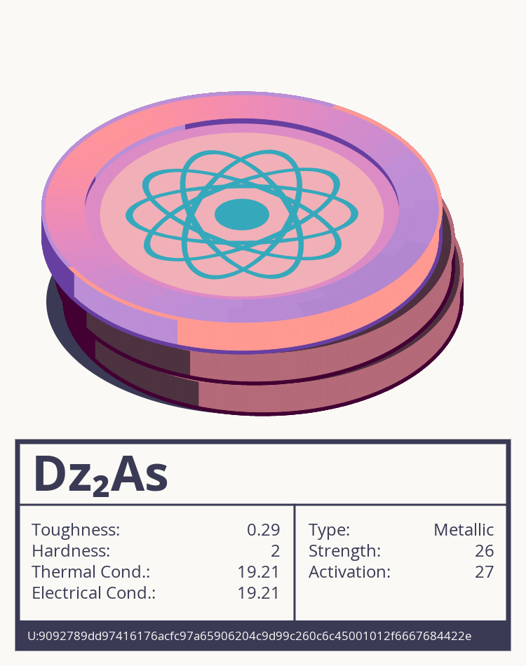 Dz₂As molecule