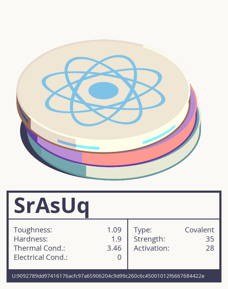 SrAsUq molecule