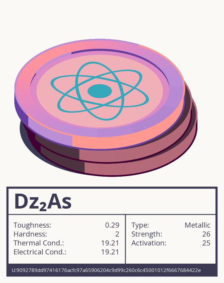 Dz₂As molecule