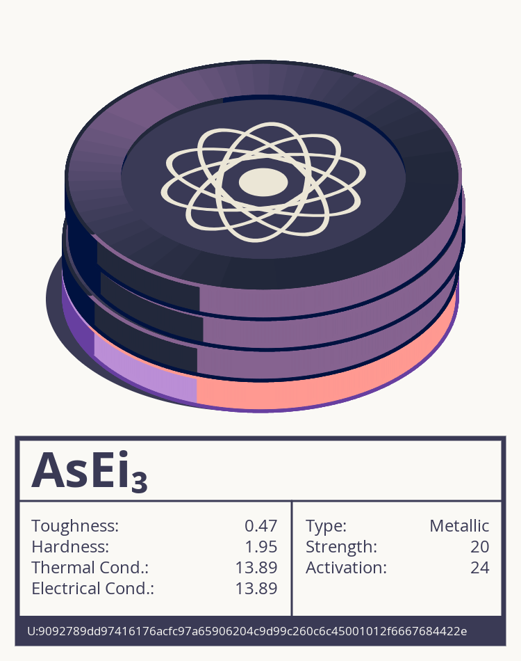 AsEi₃ molecule