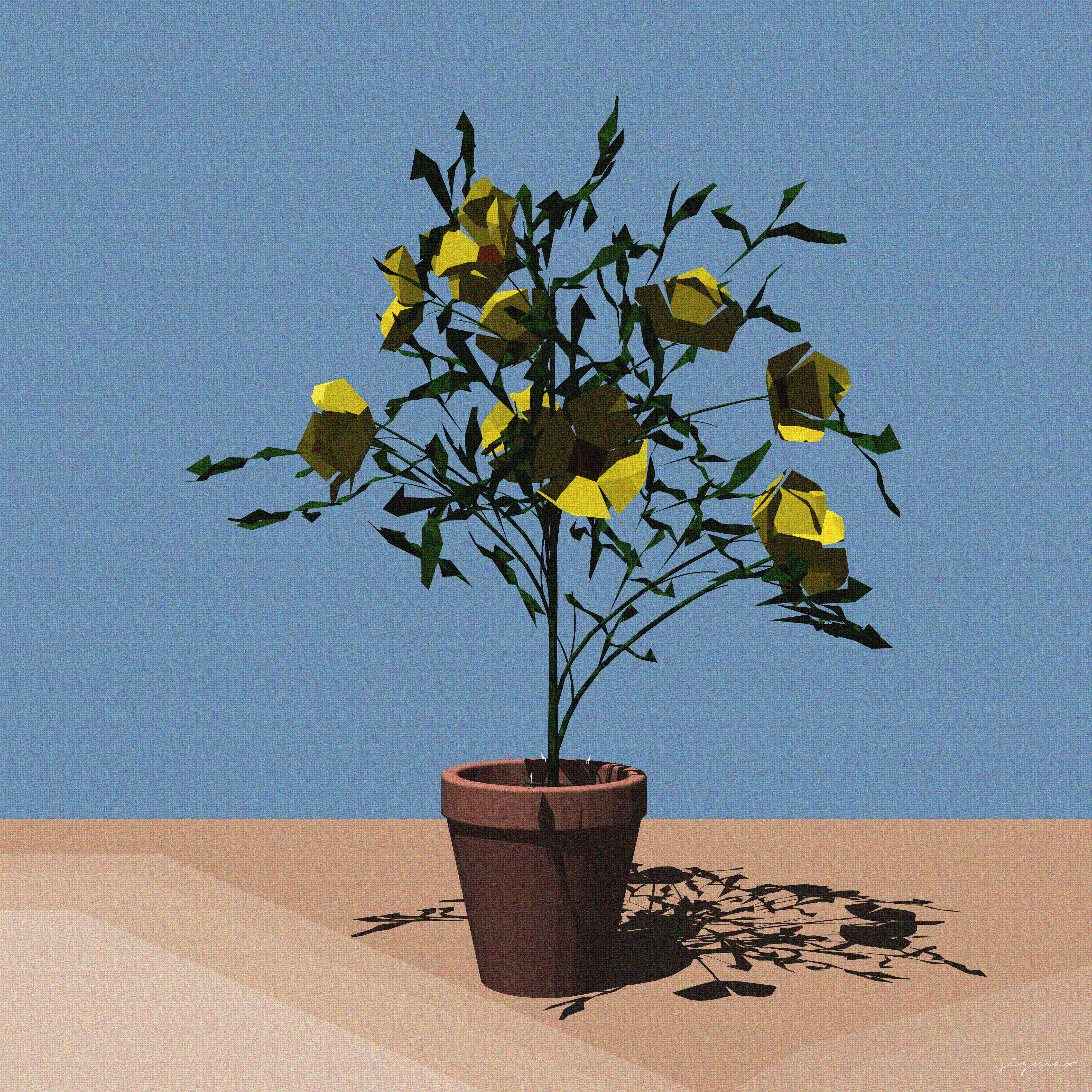 The Greenish-Yellow Flowers